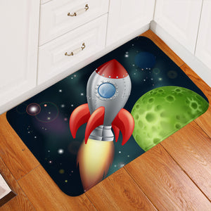 Space Rocket Door Mat