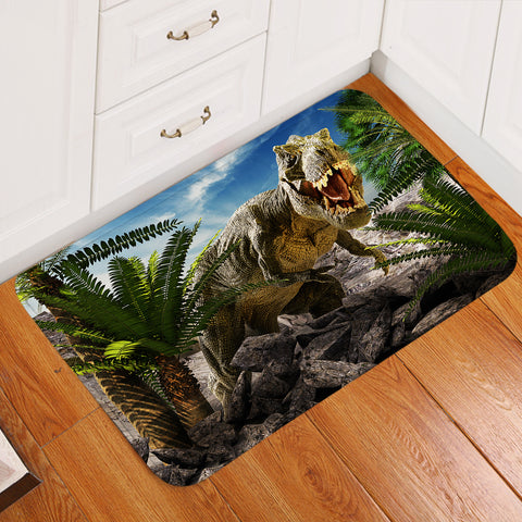 Image of Praying Dinosaur Door Mat