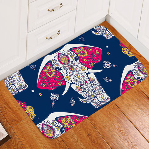 Image of Ritual Elephants Door Mat