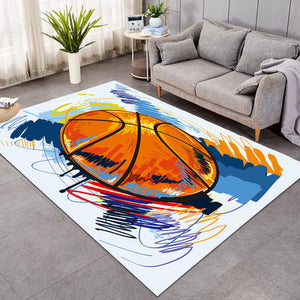 Painted Basket Ball GWBJ15917 Rug