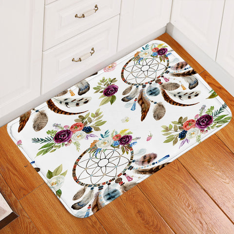 Image of Floral Dream Catcher Door Mat