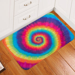 Hypnotic Color Swirl Door Mat