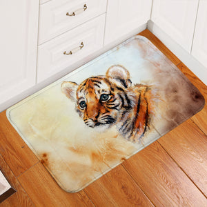 3D Tiger Cub Door Mat