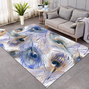 Painted Peacock Feathers GWBJ16383 Rug