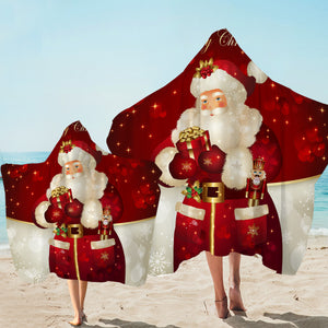 Santa Claus Hooded Towel