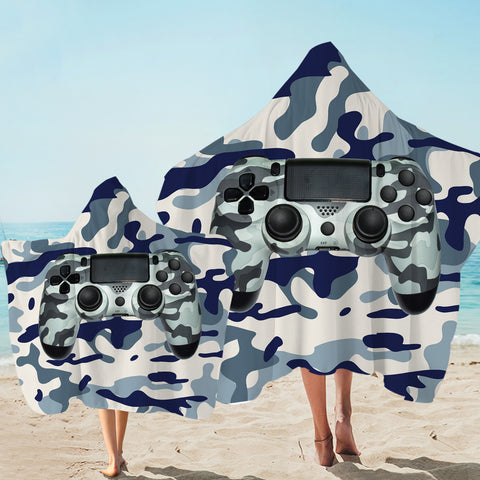 Image of Camouflage Console Hooded Towel