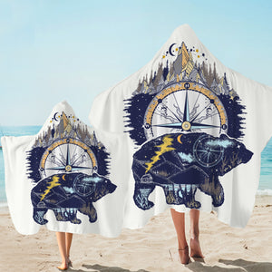 Ursa Compass Hooded Towel