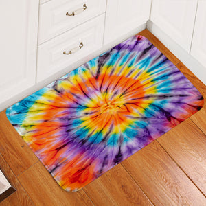 Bright Color Vortex Door Mat