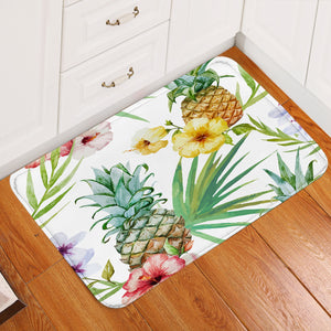 Tropical Pineapple Door Mat