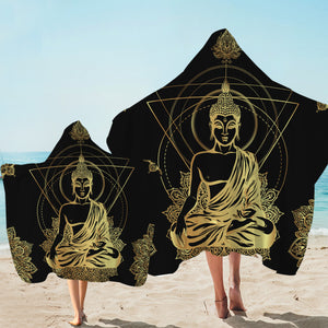 Glided Buddha Hooded Towel