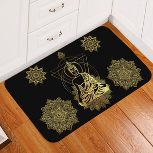 Meditating Buddha Door Mat