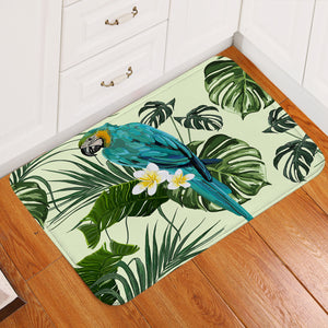 Tropical Parrot Door Mat