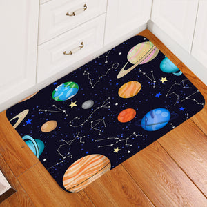 Planetary Constellation Door Mat