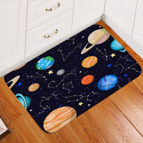 Image of Planetary Constellation Door Mat