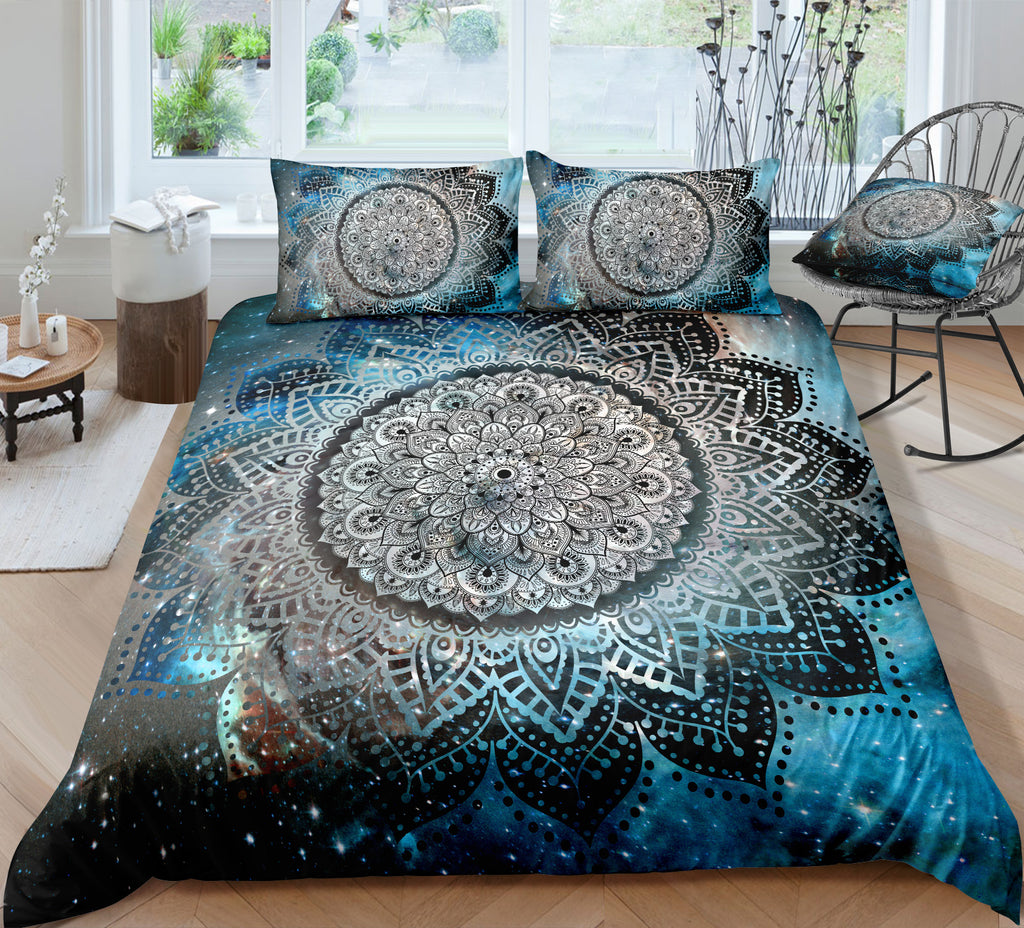Galaxy Mandala Pattern Bedding Set - Beddingify