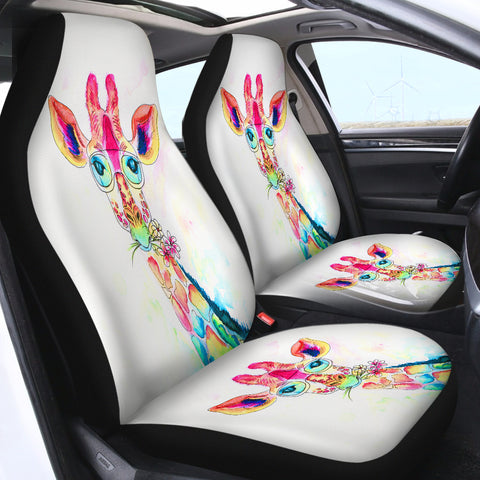 Image of Giraffe SWQT0873 Car Seat Covers