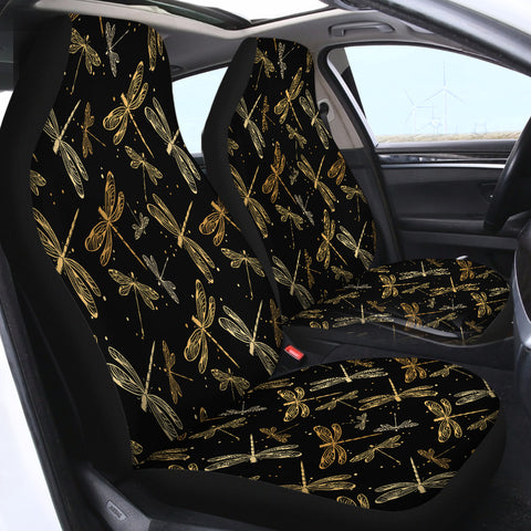 Image of Gold Dragonfly SWQT1006 Car Seat Covers