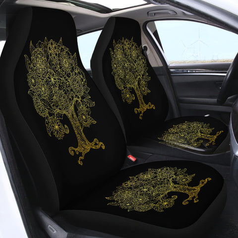 Image of Gold Tree Of Life SWQT0631 Car Seat Covers