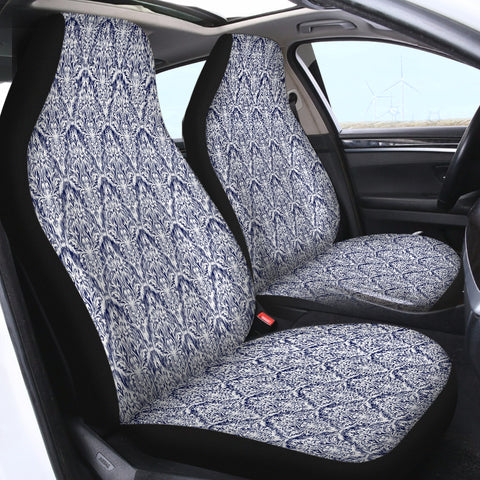 Image of Grey Pattern SWQT0634 Car Seat Covers