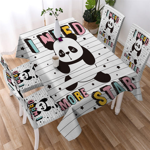 Image of Panda Kids Waterproof Tablecloth  01