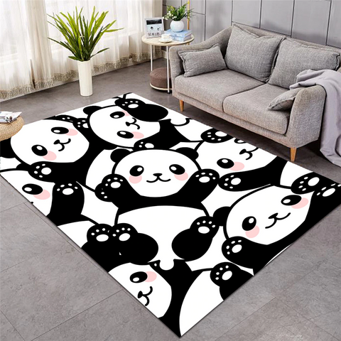 Image of Cute Pandas SW0003 Rug