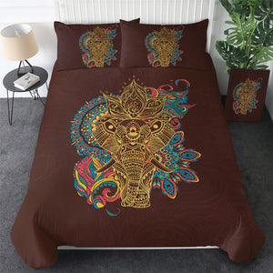 Mandala Elephant Bedding Set 01