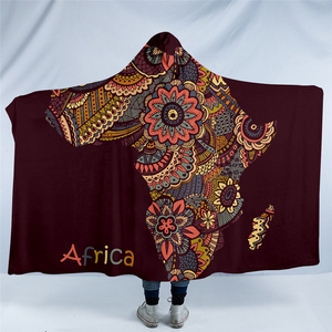 Africa Hooded Blanket
