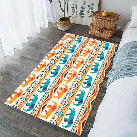 Image of Elephant Pattern Rug