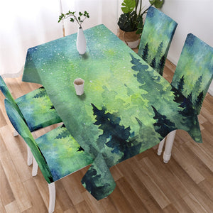 Forest Waterproof Tablecloth  02