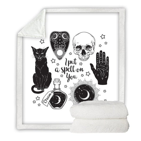 Image of Witchcraft I Put A Spell On You Soft Sherpa Blanket