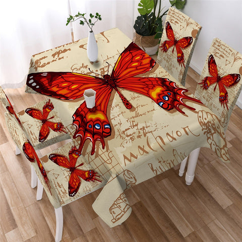 Image of Butterfly Waterproof Tablecloth  16