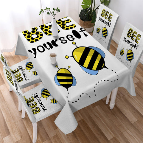 Image of Bee Waterproof Tablecloth