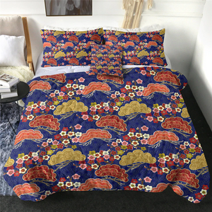 4 Pieces Blossom Comforter Set - Beddingify