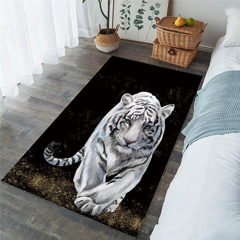 3D White Tiger SWDD0031 Rug