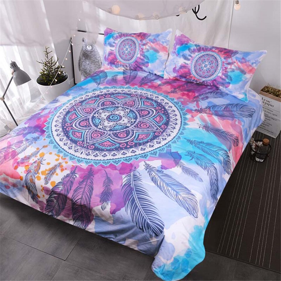 Psychedelic Mandala Bedding Set - Beddingify
