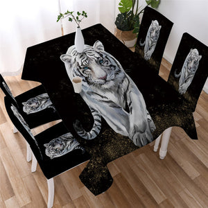 Tiger Table Cloth Waterproof 03