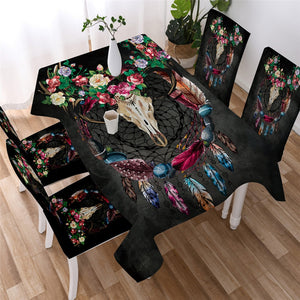 Boho Dreamcatcher Waterproof Tablecloth  01