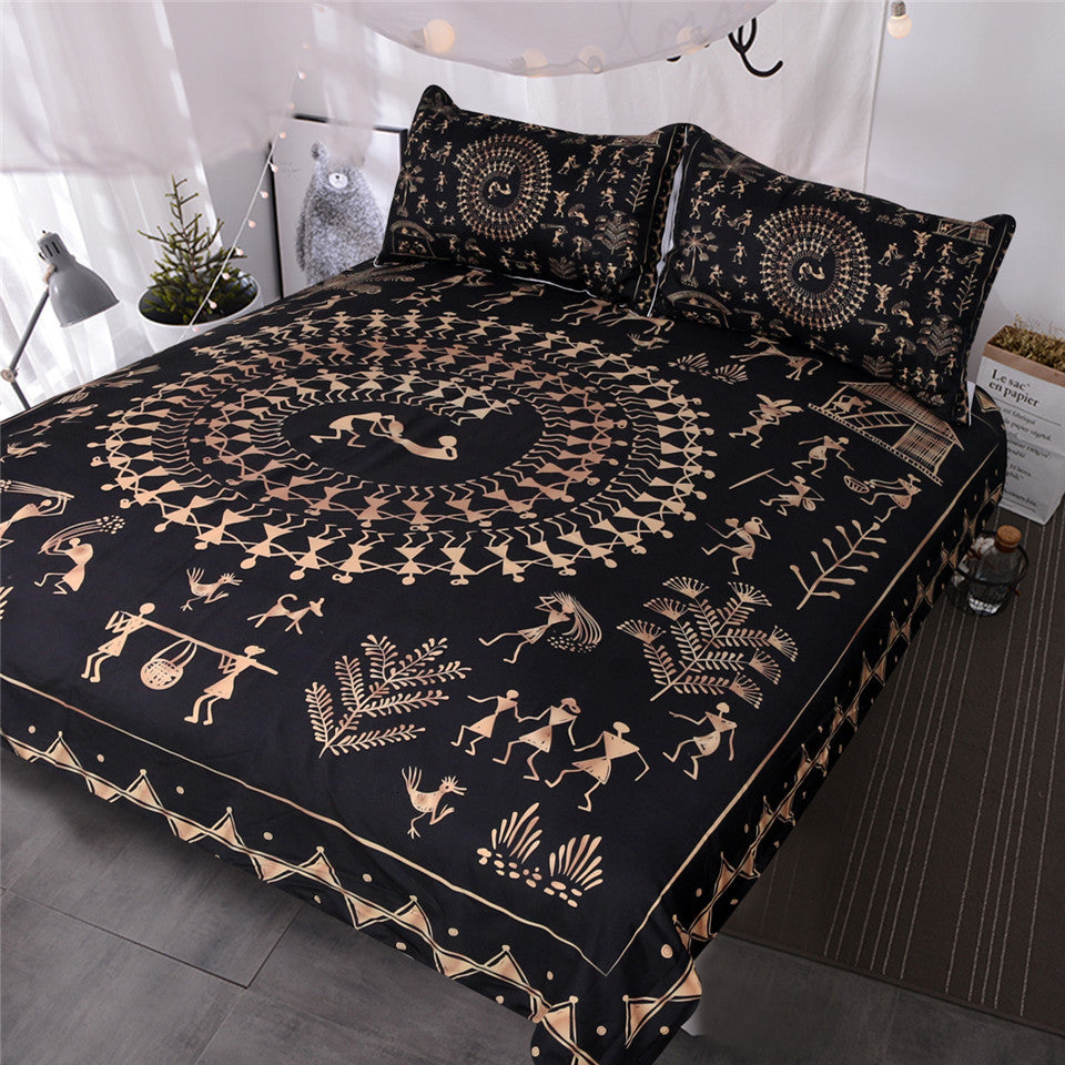 Egyptian Black and Gold Bedding Set - Beddingify