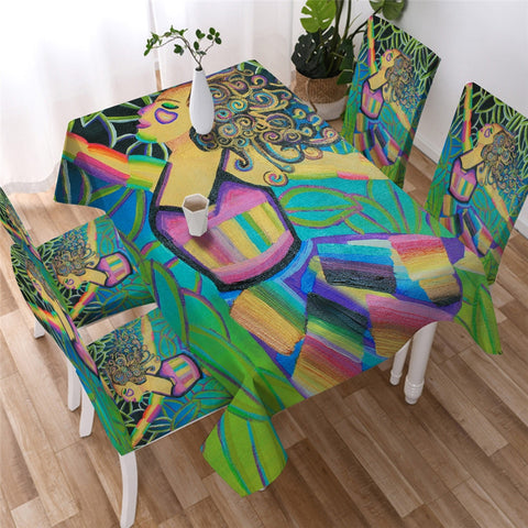 Image of Bloom by Amy Diener Waterproof Tablecloth  05