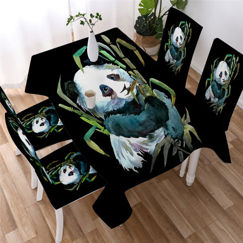 Image of Panda Kids Waterproof Tablecloth  03