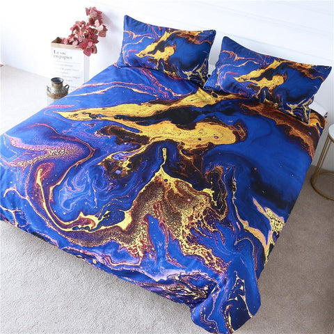 Image of Liquid Marble Comforter Set - Beddingify