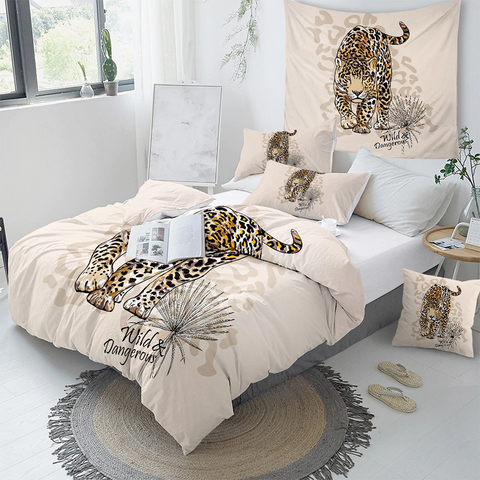 Image of Boys Cheetah Comforter Set - Beddingify