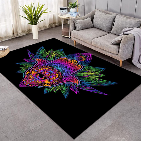 Image of Disco Color Holy Hand Rug