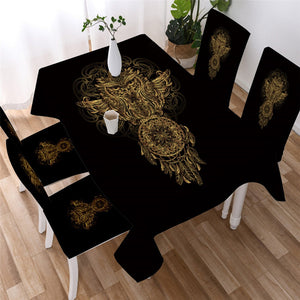 Star Moon - Mandala Waterproof Tablecloth  04