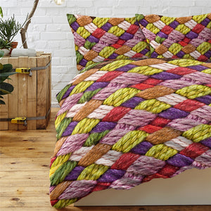 Colorful Bedding Set 3D Printed