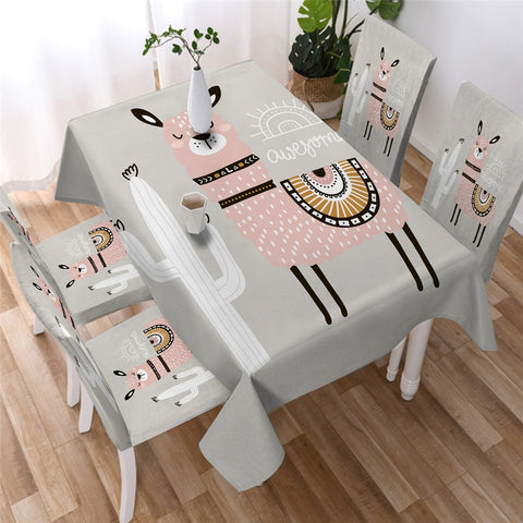 Image of Cute Cartoon Waterproof Tablecloth  03