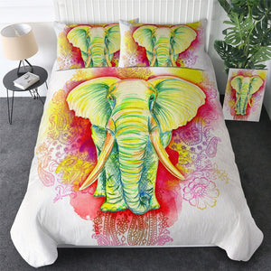 Mandala Elephant Bedding Set 02