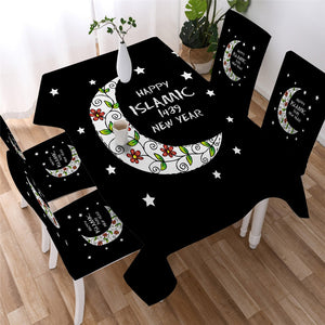 Star Moon - Mandala Waterproof Tablecloth  21