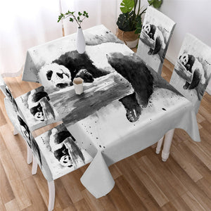 Panda Kids Waterproof Tablecloth  08