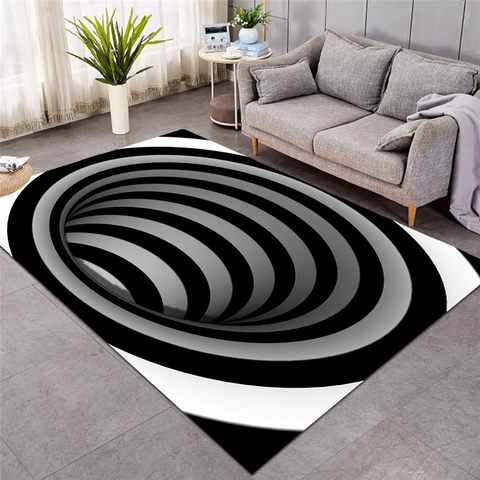 Image of Swirl Optical Illusion Pattern SWDD8288 Rug